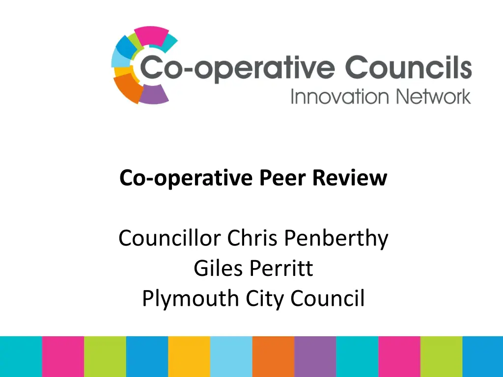 co operative peer review