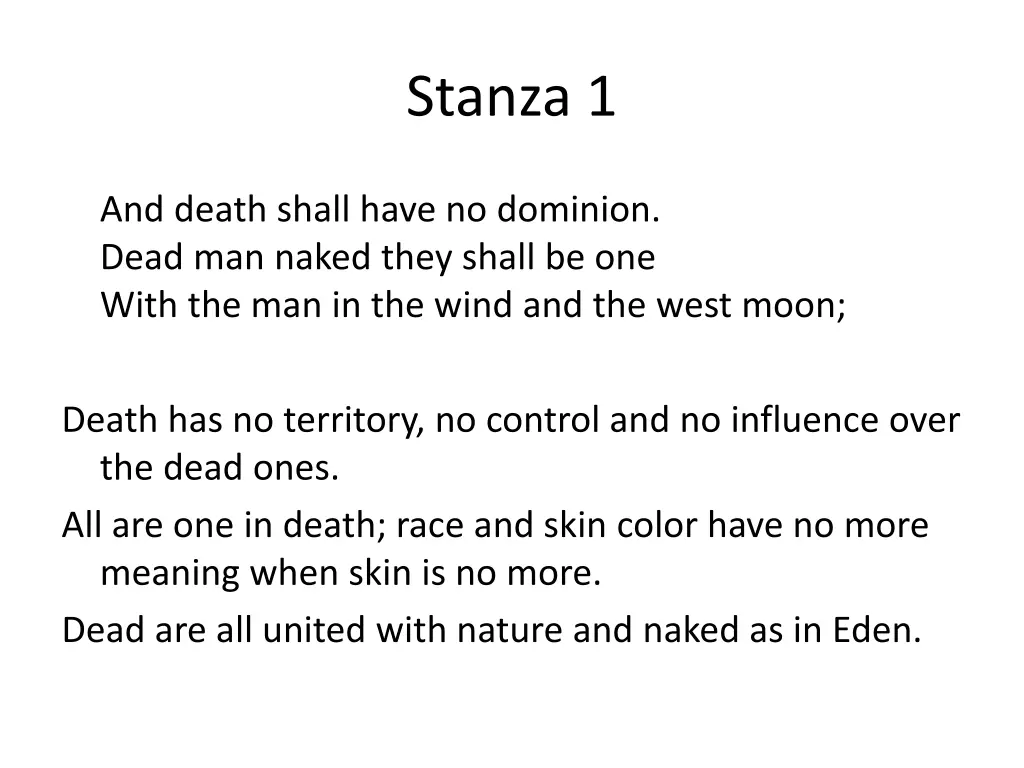 stanza 1