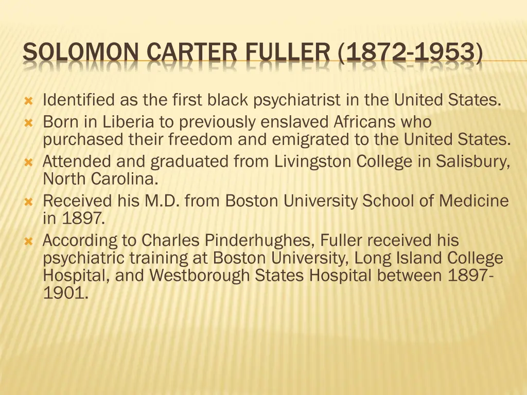 solomon carter fuller 1872 1953