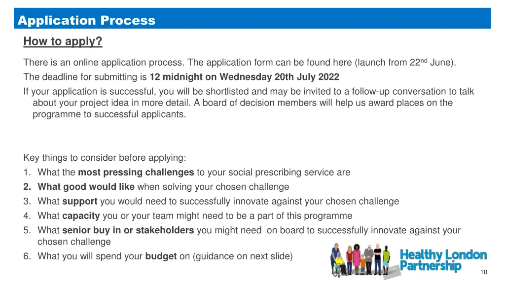 application process how to apply