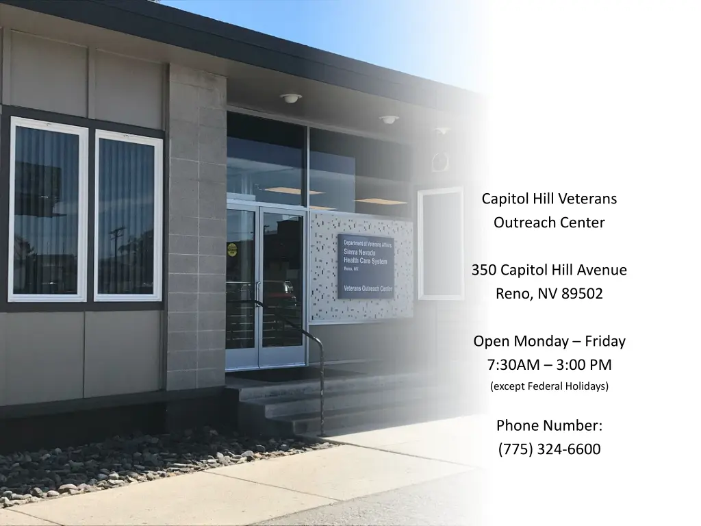 capitol hill veterans outreach center