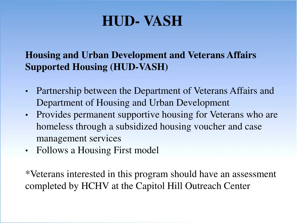 hud vash