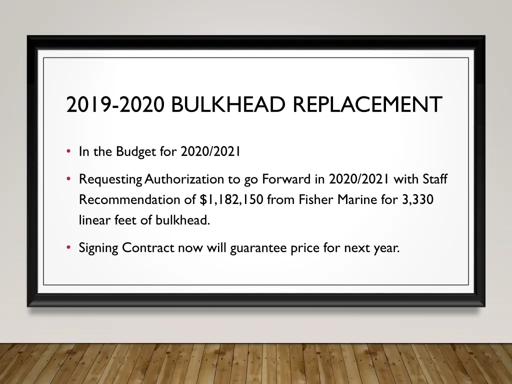 2019 2020 bulkhead replacement