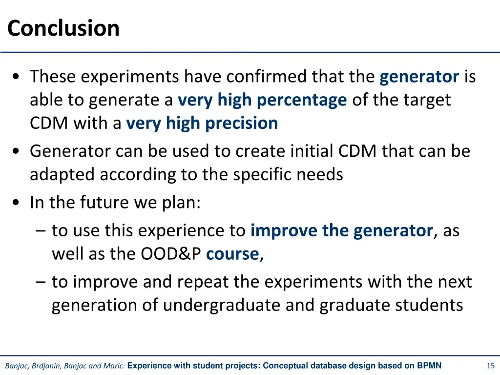 conclusion