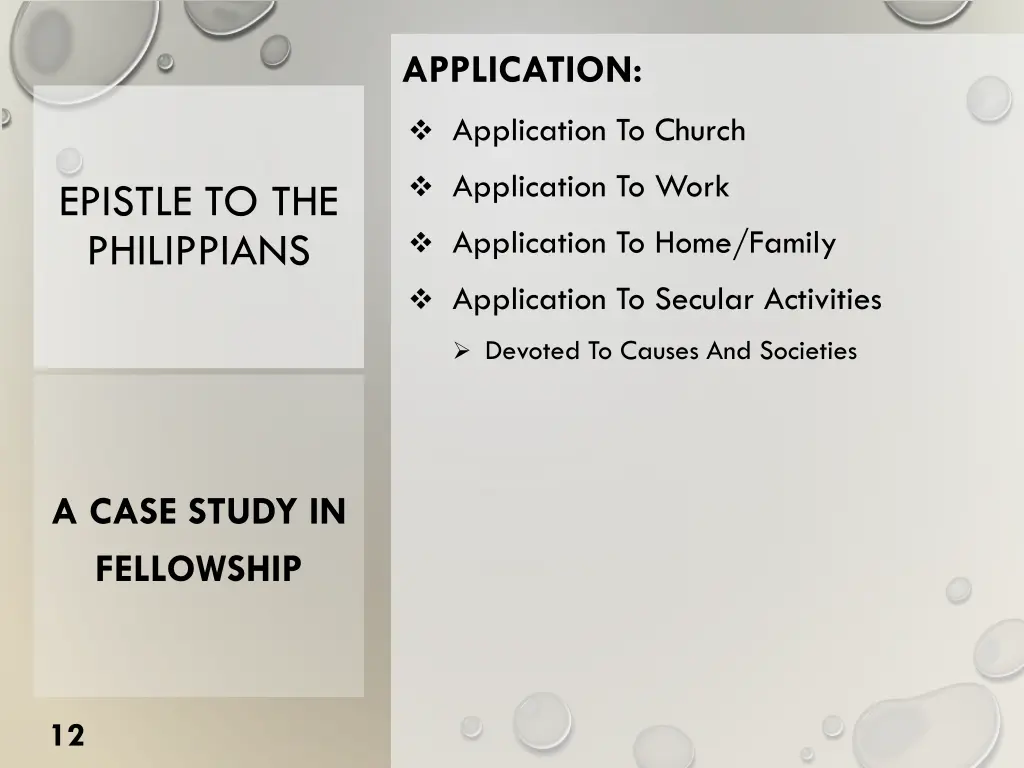 application
