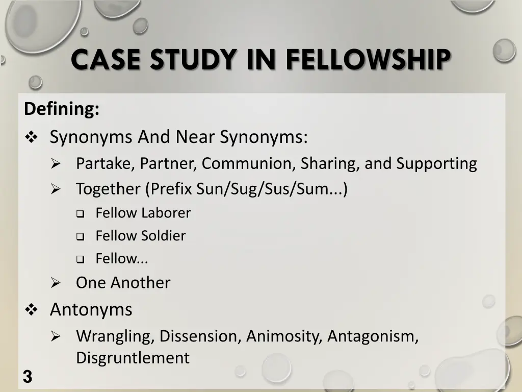 case study in fellowship 1