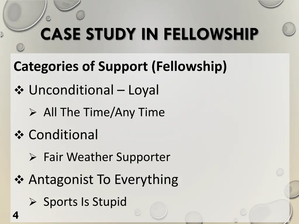 case study in fellowship 2