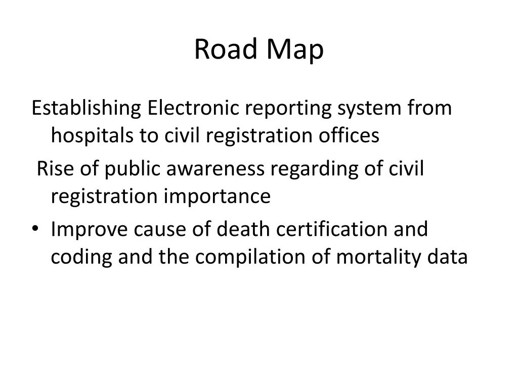 road map