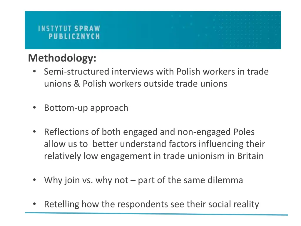 methodology semi structured interviews with
