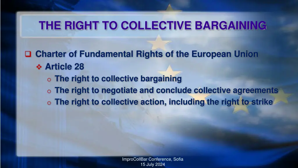 the right to collective bargaining 1