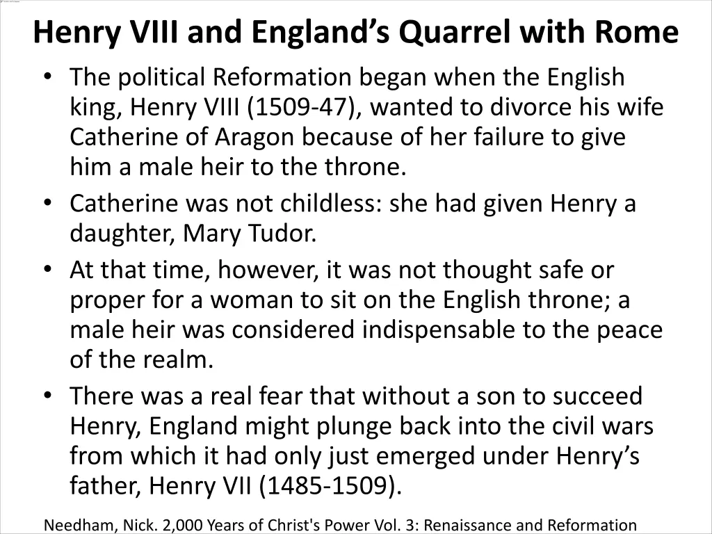 henry viii and england s quarrel with rome 1