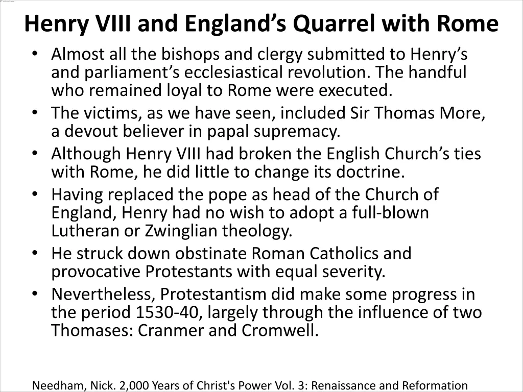 henry viii and england s quarrel with rome almost