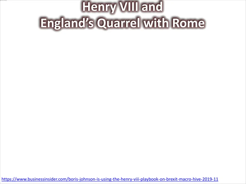 henry viii and england s quarrel with rome