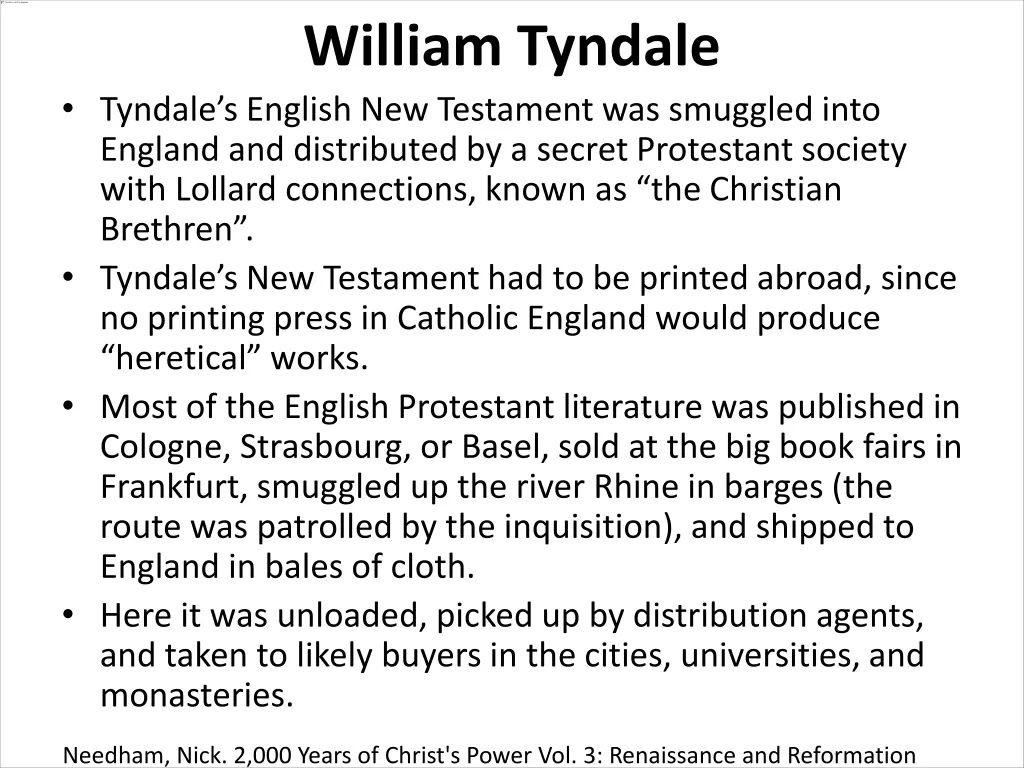 william tyndale 6