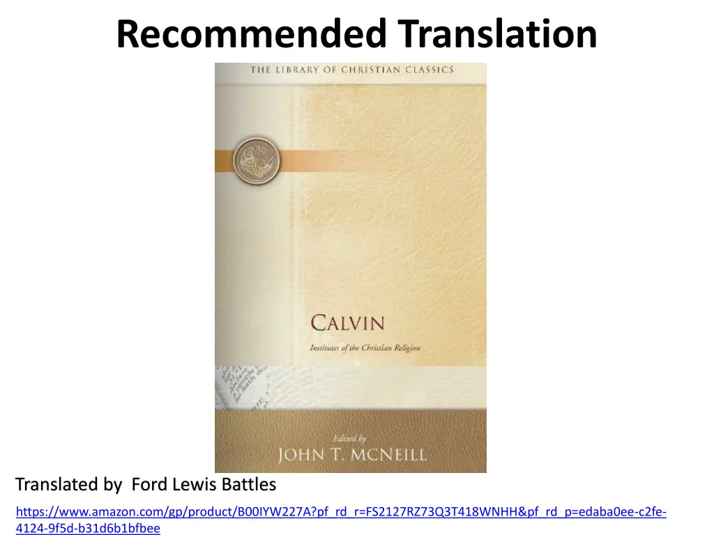 recommended translation