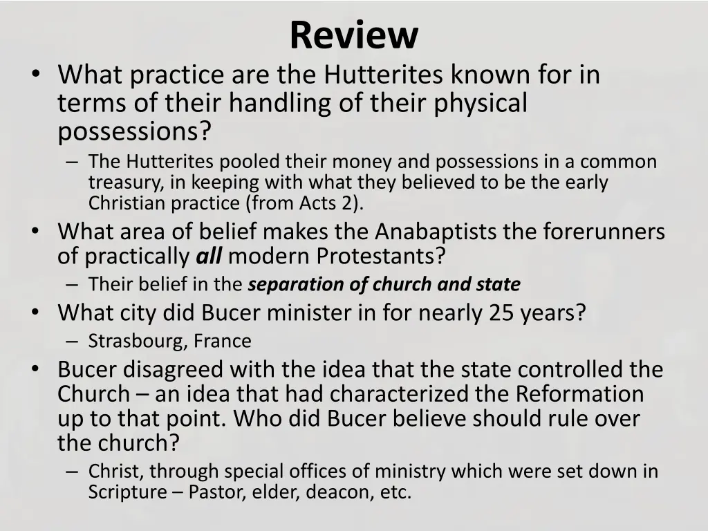 review