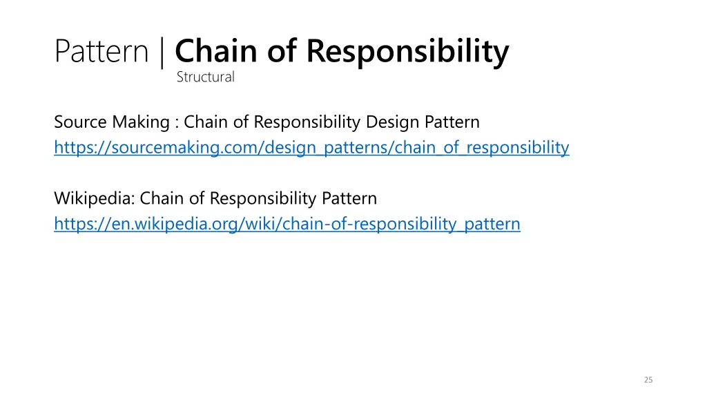 pattern chain of responsibility structural