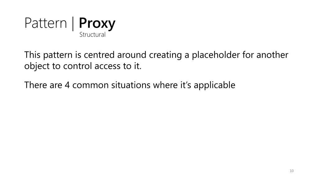 pattern proxy