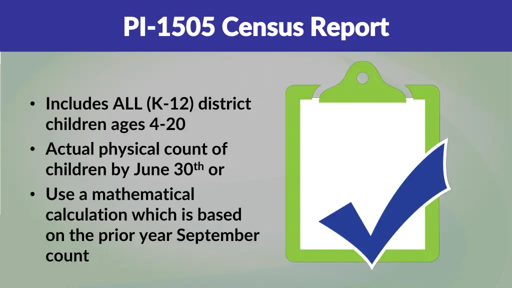 pi pi 1505 census report 1505 census report