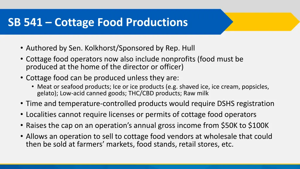sb 541 cottage food productions