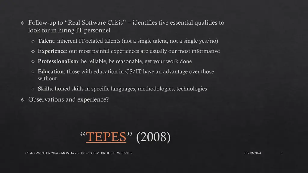 follow up to real software crisis identifies five