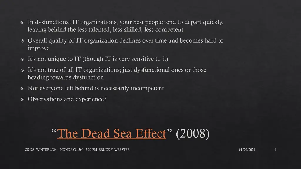 in dysfunctional it organizations your best