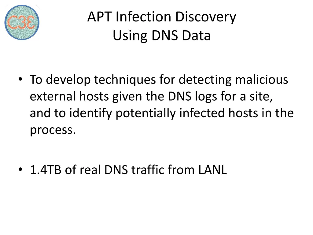 apt infection discovery using dns data