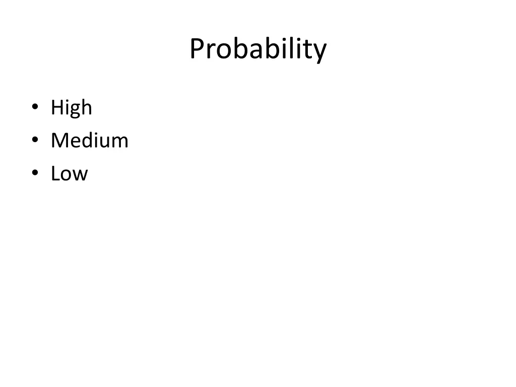probability