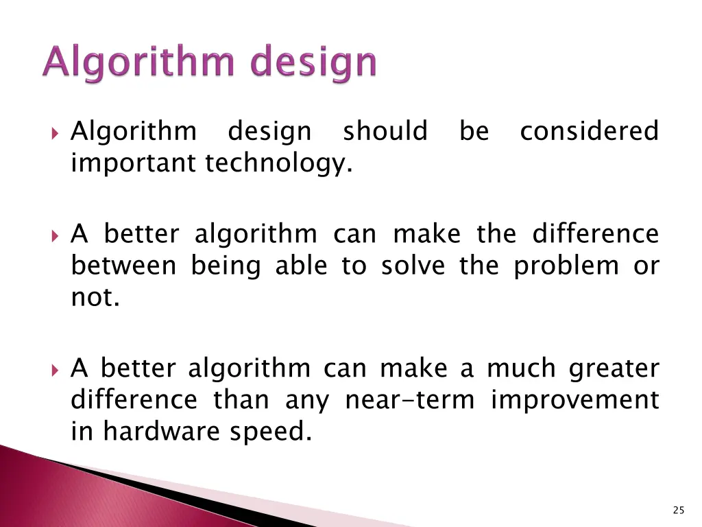 algorithm important technology