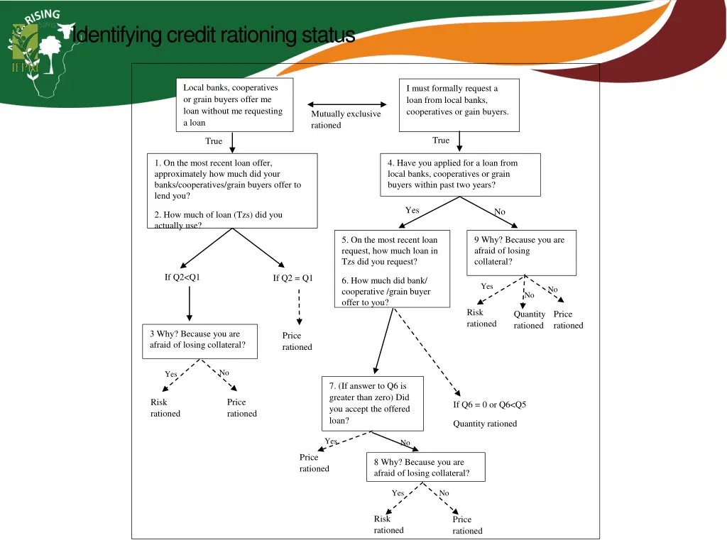 identifying credit rationing status