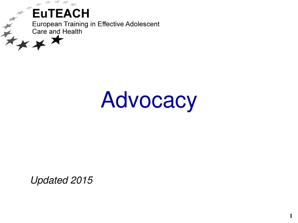 advocacy