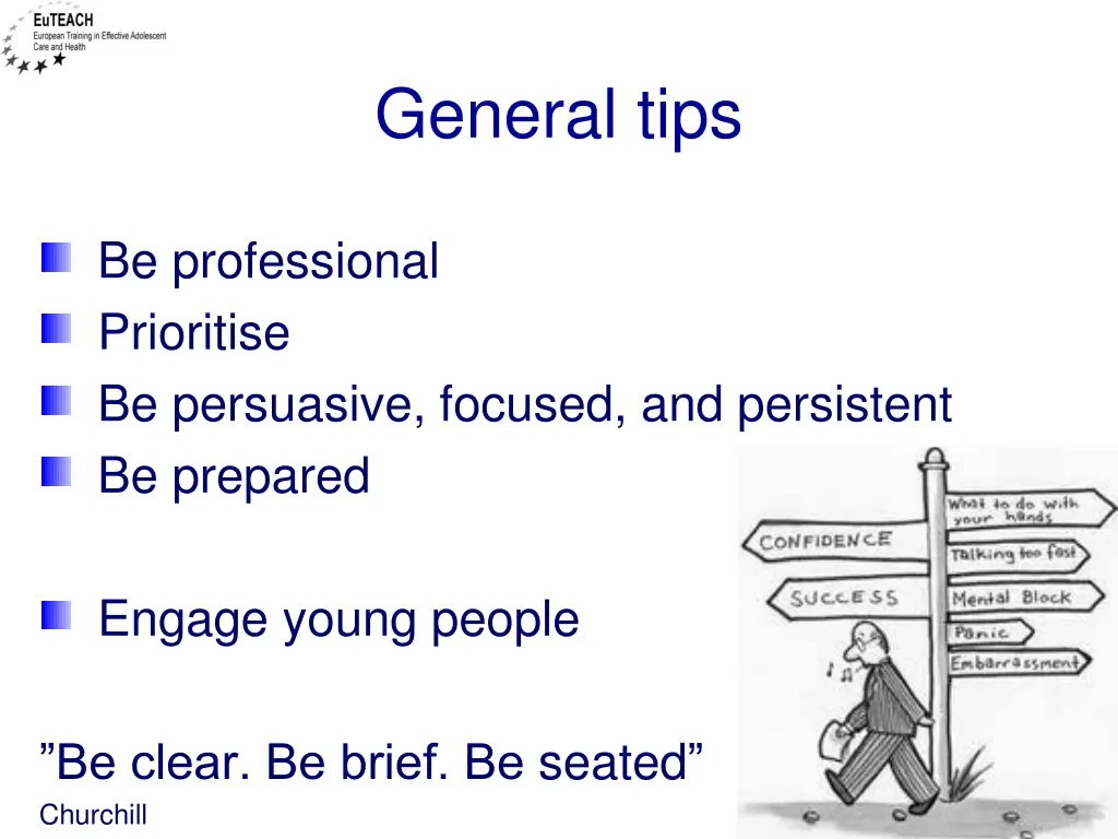 general tips