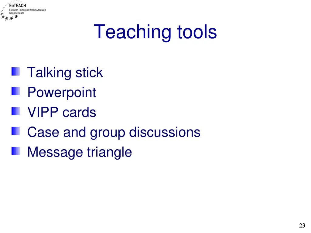 teaching tools