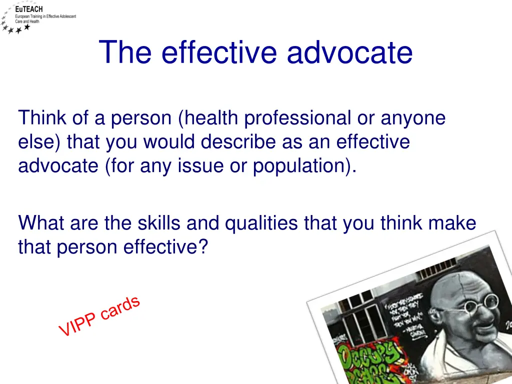 the effective advocate