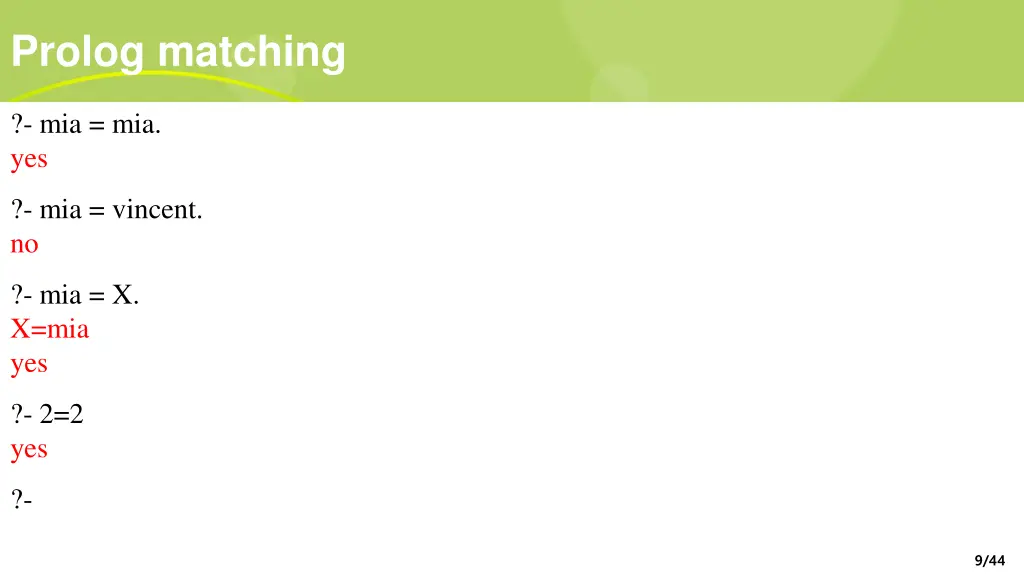 prolog matching 3