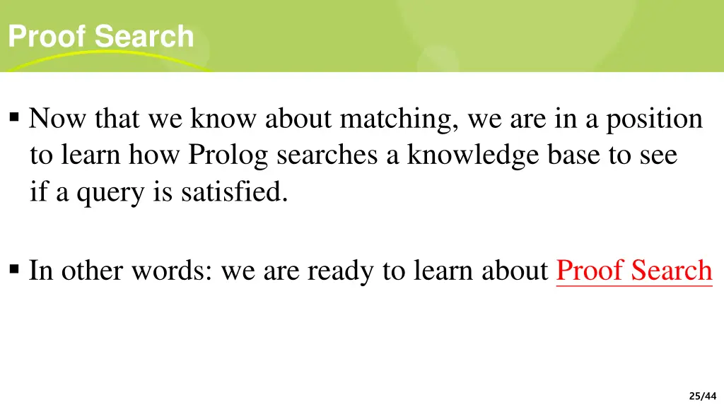 proof search