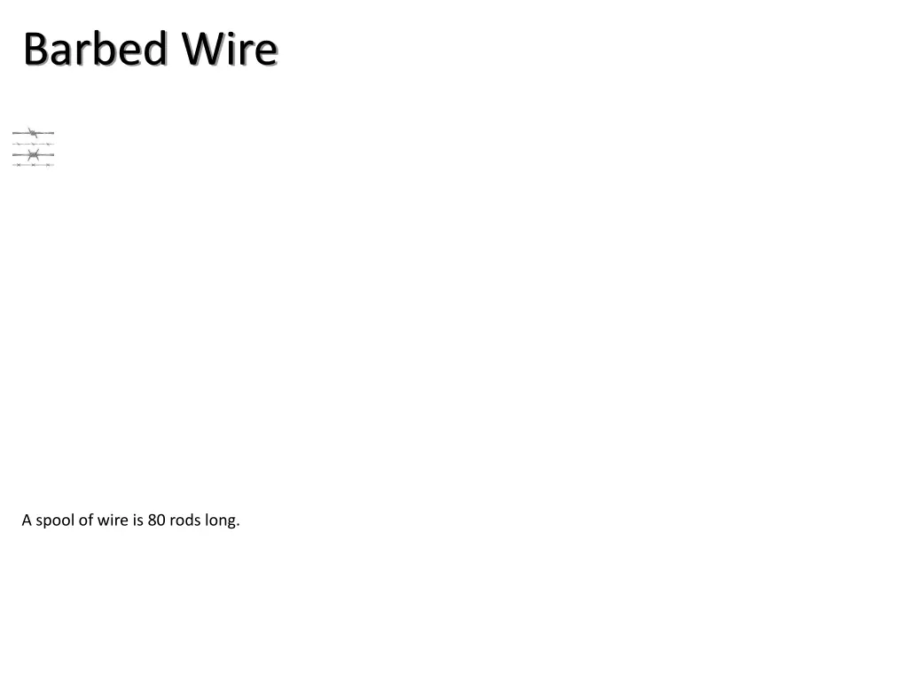 barbed wire