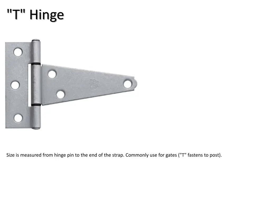 t hinge