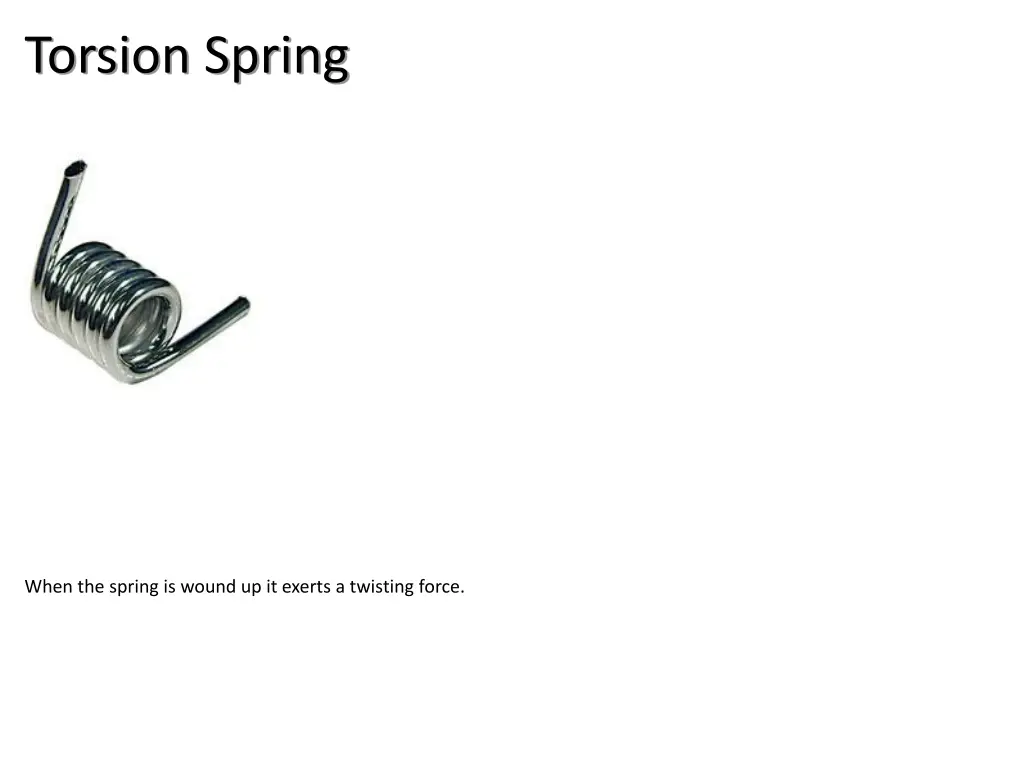 torsion spring