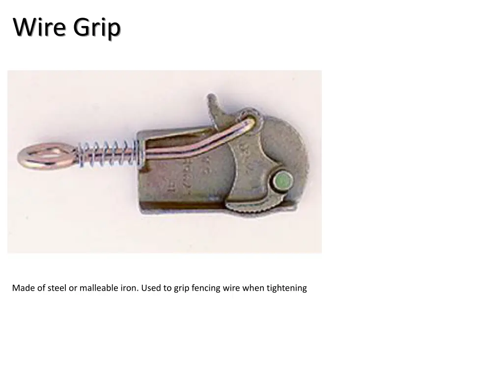 wire grip