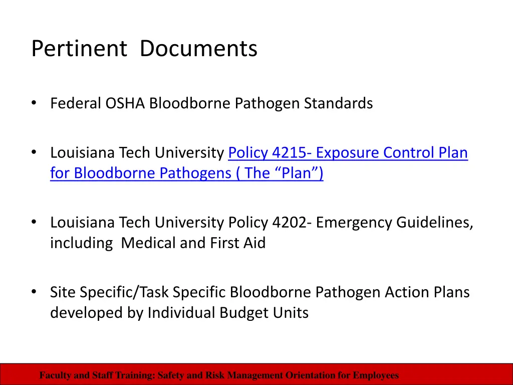 pertinent documents