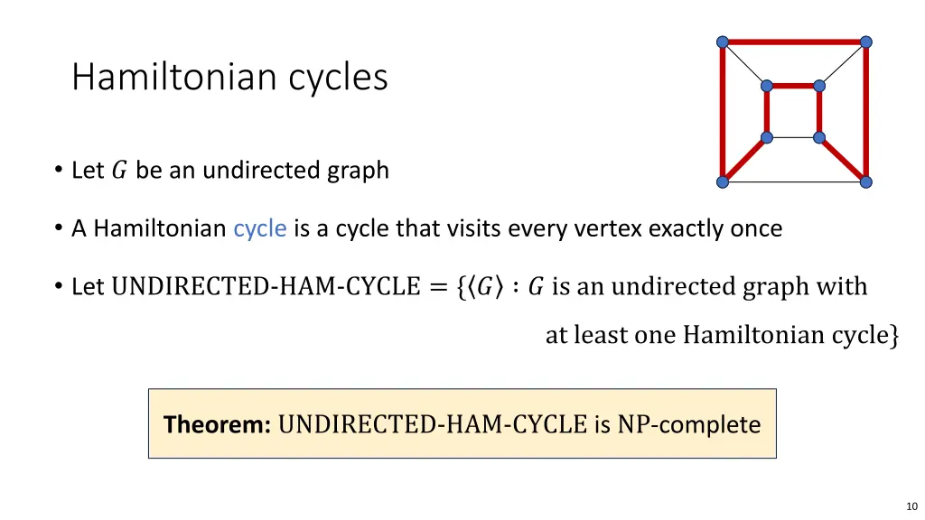 hamiltonian cycles