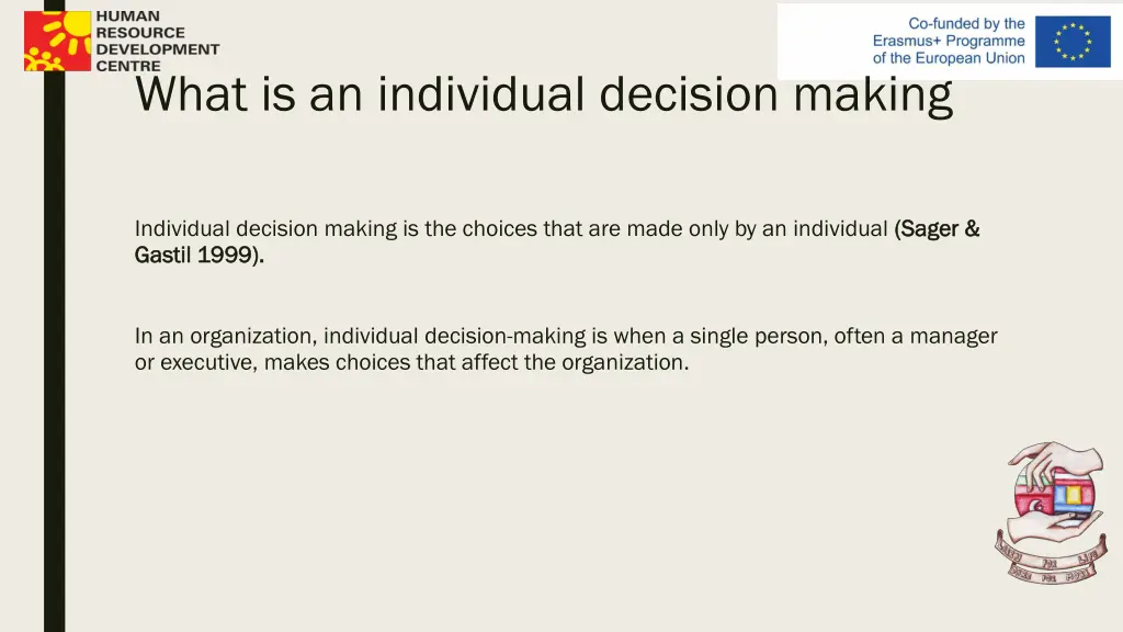 what is an individual decision making
