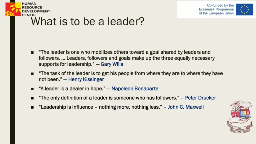 what is to be a leader