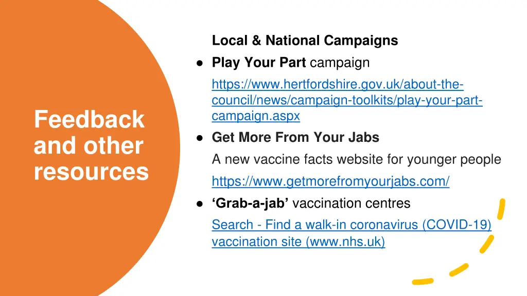 local national campaigns play your part campaign