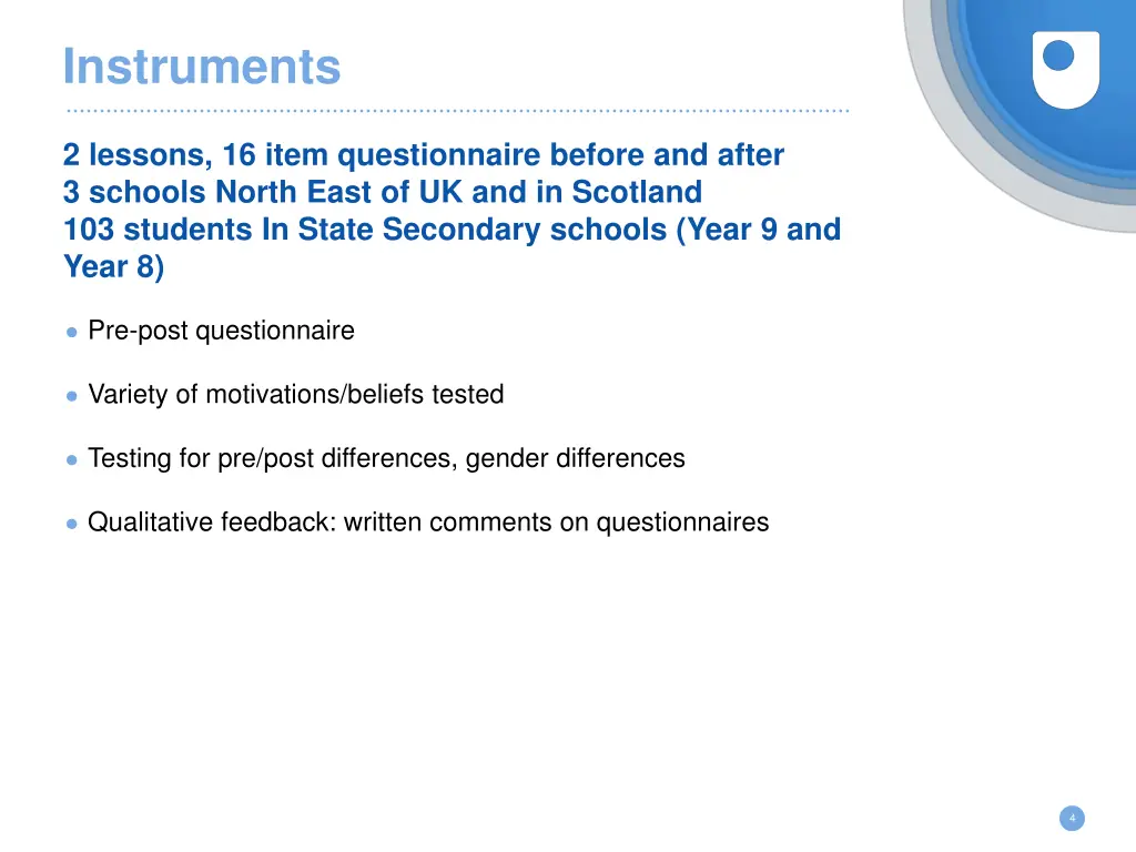 instruments