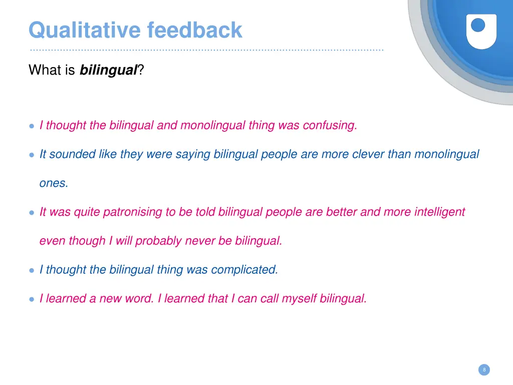qualitative feedback 3