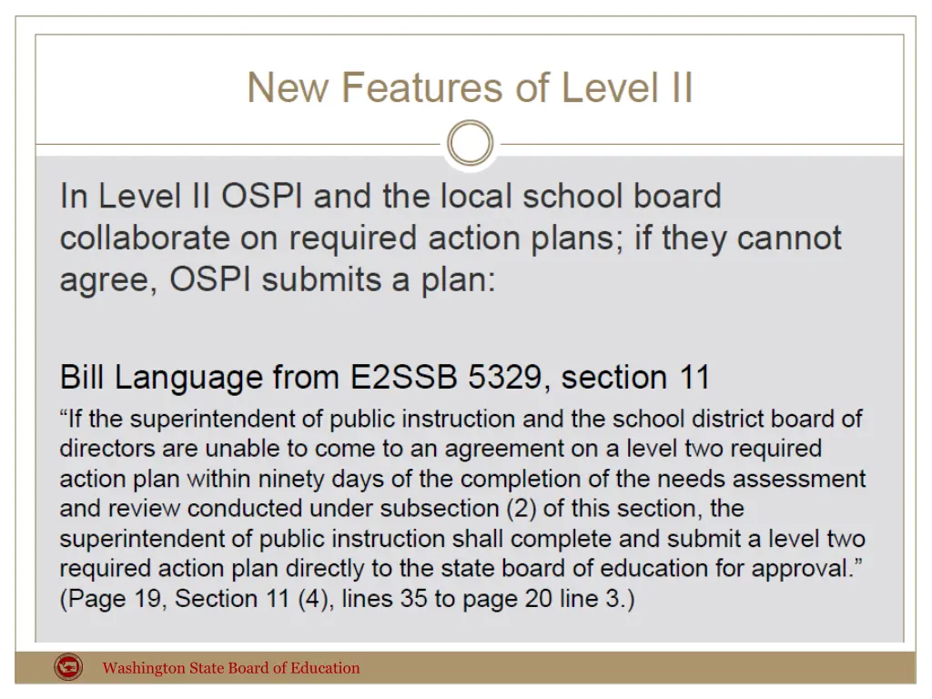 washington state board of education 2
