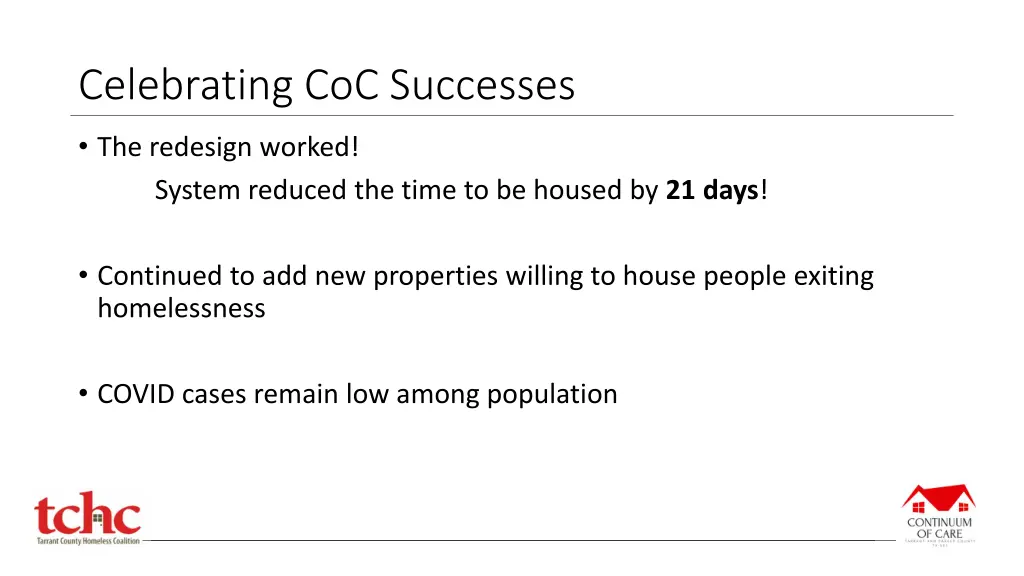 celebrating coc successes