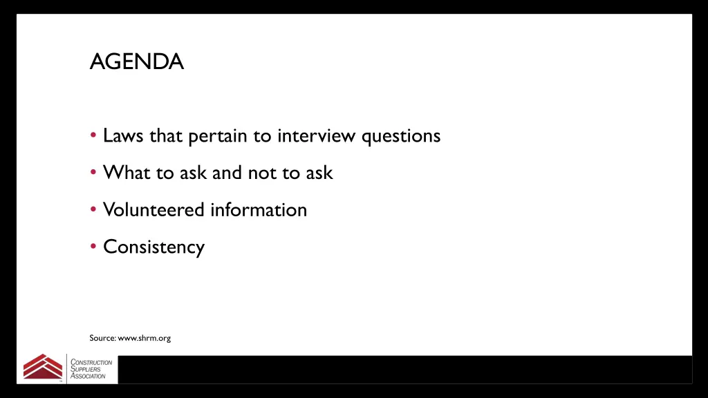agenda